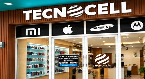 Fachada real de TECNOCELL en Asunción Mita